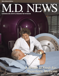 A Breath of Fresh Air - Hyperbaric Physicians of Georgia