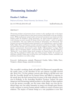 Threatening Animals?