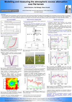 Modelling and measuring the atmospheric excess attenuation over