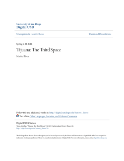Tijuana: The Third Space - Digital@USanDiego