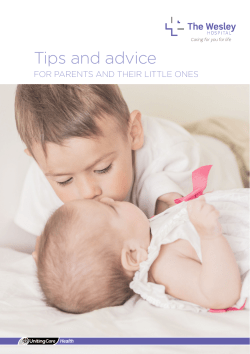 Maternity tips and advice book