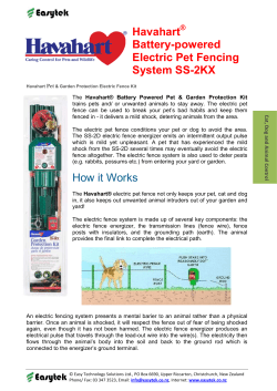Havahart - Battery-powered Electric Pet Fencing System SS-2KX