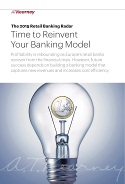 Time to Reinvent Your Banking Model