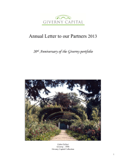 Giverny Capital Annual Letter 2013