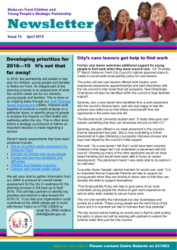 Newsletter - Stoke.Gov