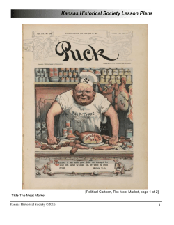 Political Cartoon, The Meat Market, page 1 of 2