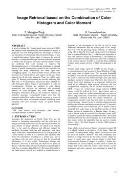 Image Retrieval based on the Combination of Color Histogram and