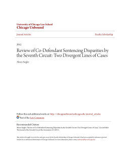 Review of Co-Defendant Sentencing Disparities by the Seventh Circuit