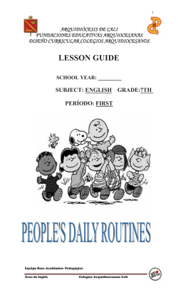 Activity 6 - Colegios Arquidiocesanos