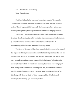 Sam Moyn, Human Rights and the Crisis of