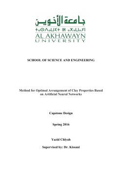 Method for Optimal Arrangement of Clay Properties Based