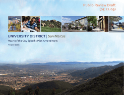 acknowledgements - City of San Marcos