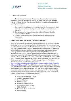 To Whom It May Concern: The Family and Community Development