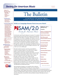 printable version - The Society for American Music