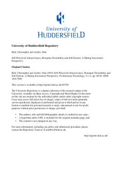 - the University of Huddersfield Repository