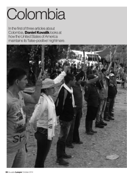 In the first of three articles about Colombia, Daniel Kovalik looks at