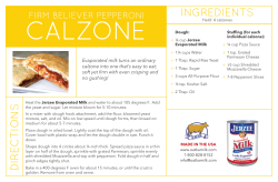 CALZONE - O-AT-KA Milk Products