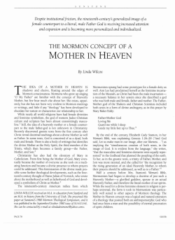 the mormon concept of a