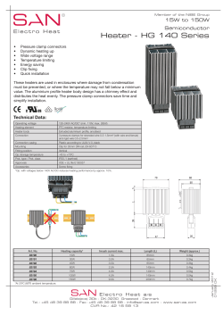 HG 140 - San Electro Heat A/S