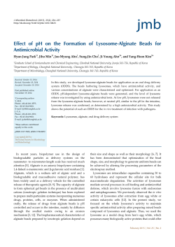 Effect of pH on the Formation of Lysosome