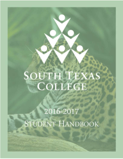 Student Handbook - South Texas College