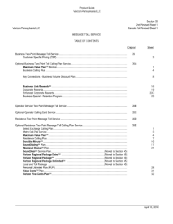 section 35- message toll service
