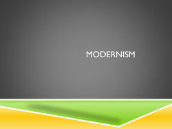 modernism - Denton ISD