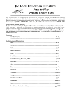 JAS Local Education Initiative