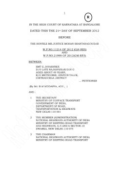 DATED THIS THE 21st DAY OF SEPTEMBER 2012 BEFORE