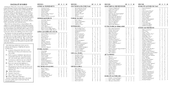 Bird Check List - Arkansas State Parks