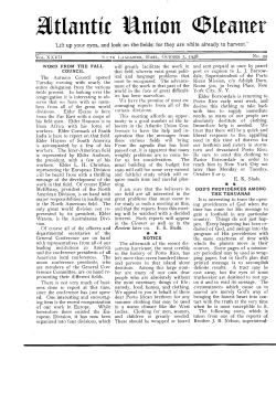 Atlantic Union teaner - Adventist Digital Library