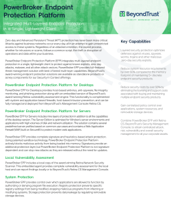 PowerBroker Endpoint Protection Platform