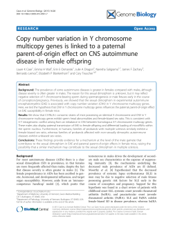 Copy number variation in Y chromosome multicopy genes is linked