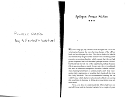 Prozac Epilogue - DePaul University