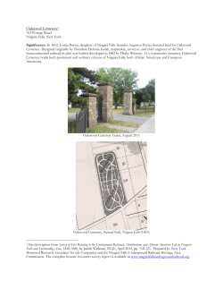 Oakwood Cemetery1 - Niagara Falls Underground Railroad