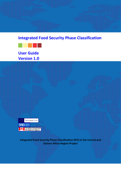 Integrated Food Security Phase Classification User Guide