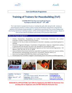 TOT draft outline - American Bar Association