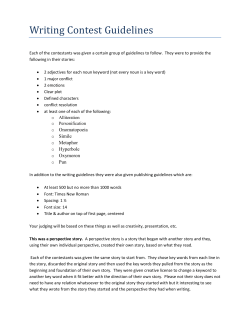 Sample Writing Contest