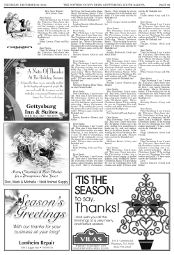 Thanks! o - Potter County News