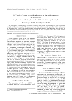 DFT study of carbon monoxide adsorption on zinc oxide nanocone