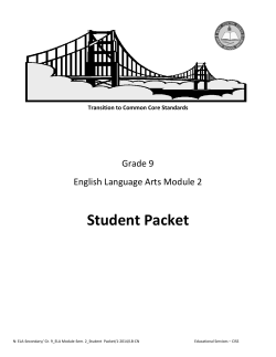 Student Packet