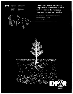 Impacts of forest harvesting on physical properties of soils with