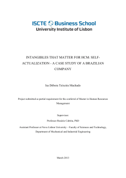 intangibles that matter for hcm: self- actualization