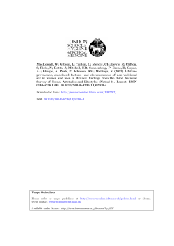 - LSHTM Research Online