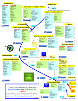 Danbury and Surrounding Area Map