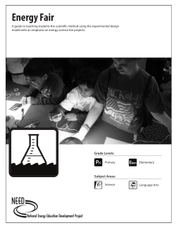 Energy Fair - The NEED Project