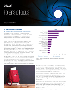 Forensic Focus: A New Day for Illicit Trade