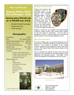 Deputy Police Chief City of Draper, Utah