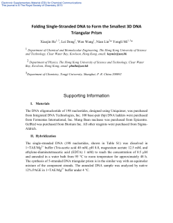 Folding Single-Stranded DNA to Form the Smallest 3D DNA