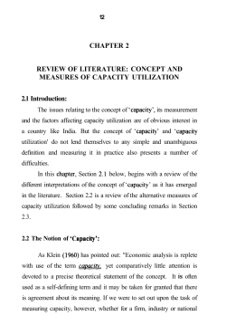CHAPTER 2 REVIEW OF LITERATURE: CONCEPT